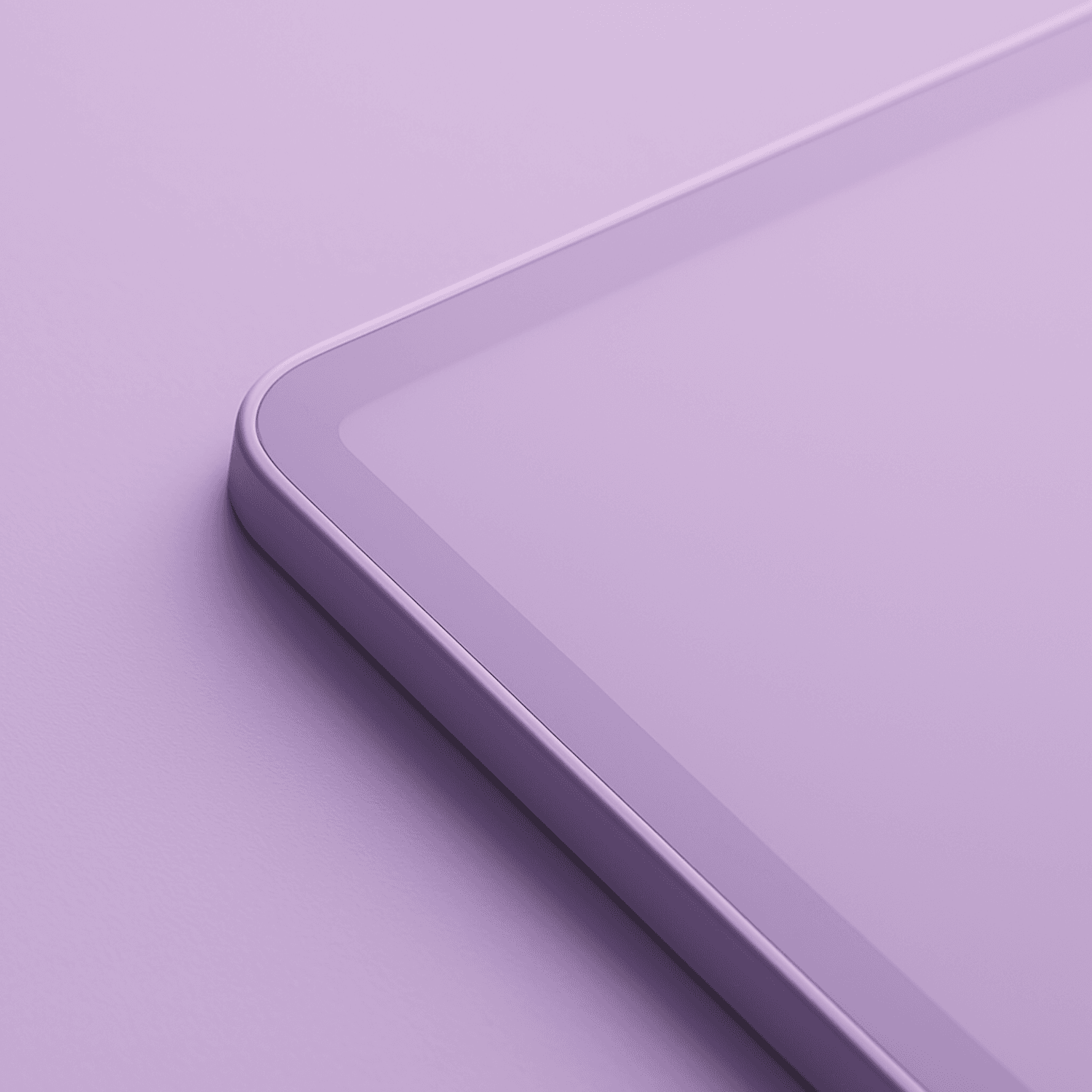Detailaufnahme eines Tablets vor ruhigem, hellem Hintergrund